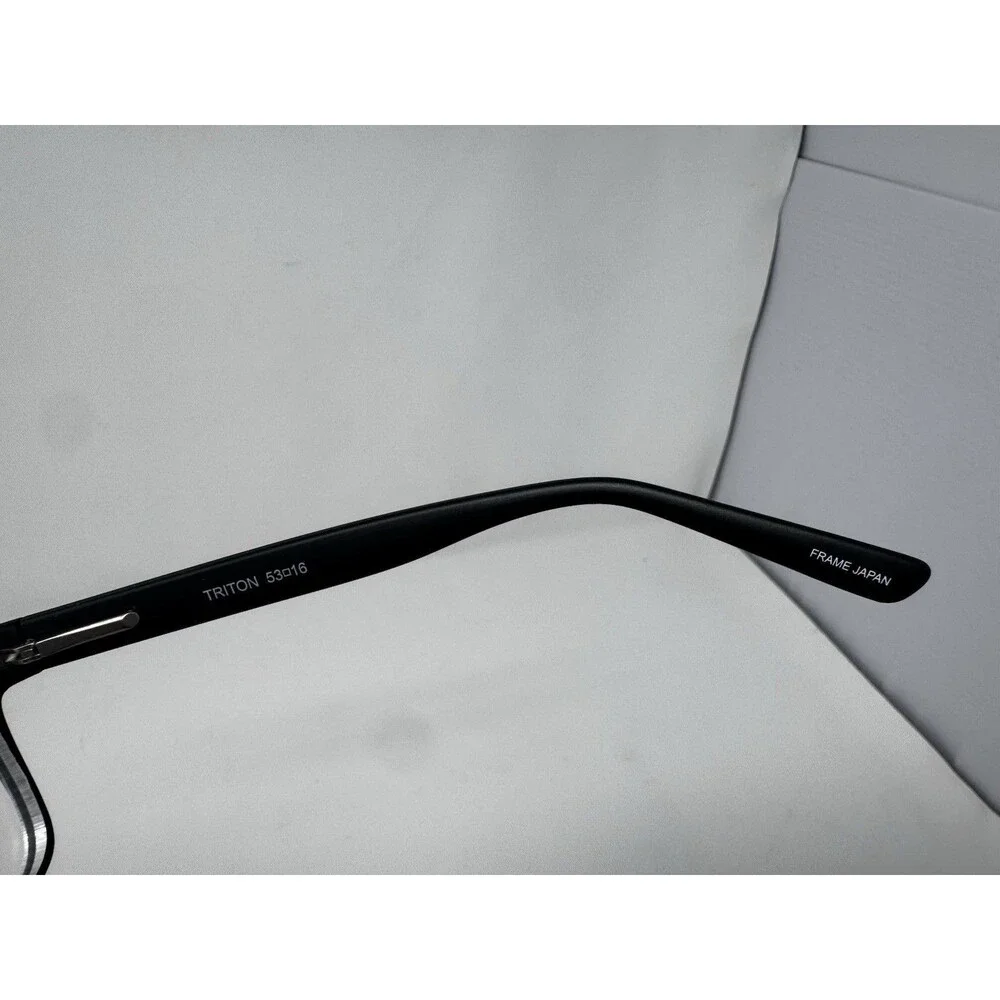 Randolph Triton Black Eyeglass Frames 53-16-140 Japan